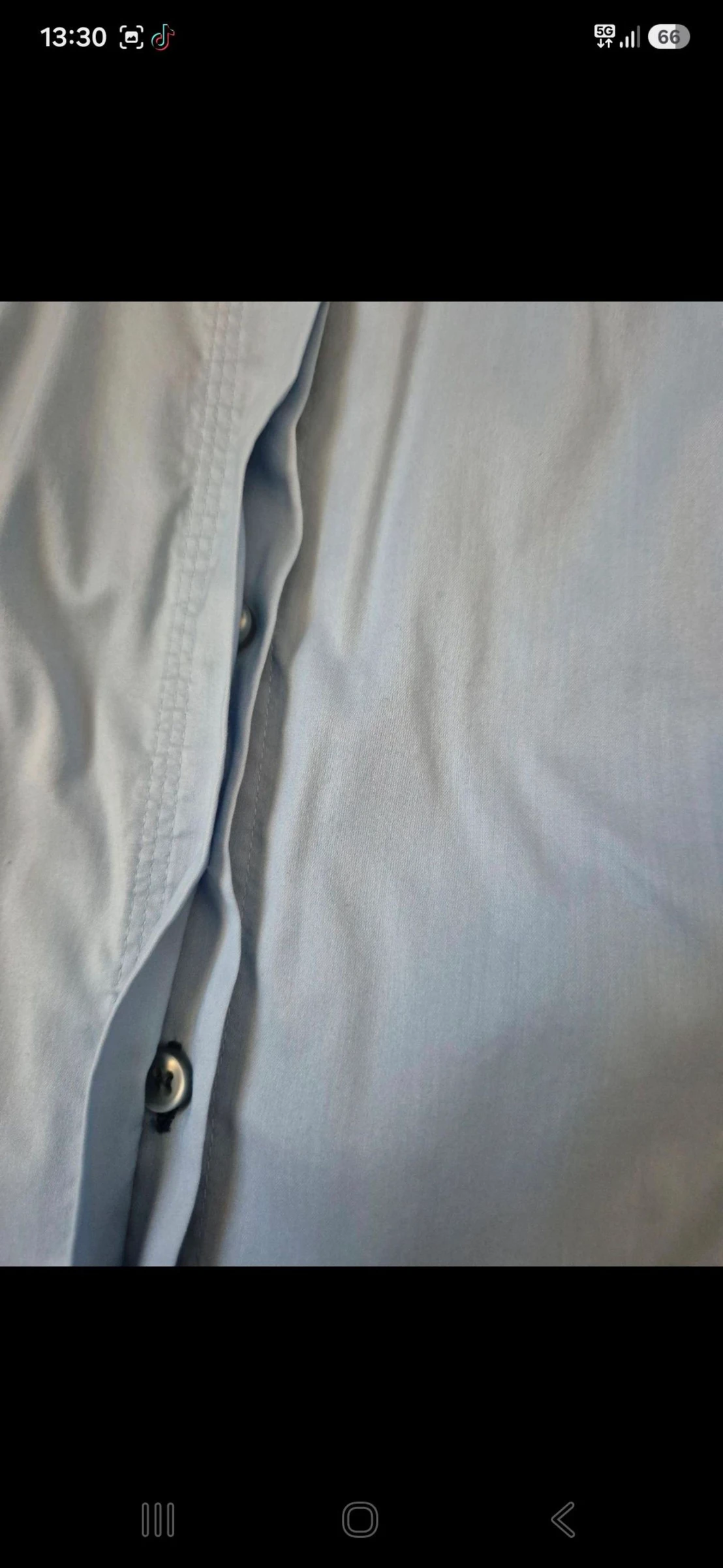 Blusa azul manga larga. Caramelo. Tamanho 42 – photo 5